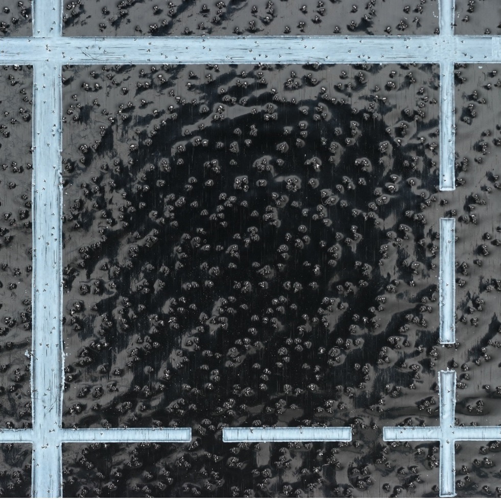 Aquaplus, black (checked 8 x 8 cm) - 100 cm - Roll = 50 m