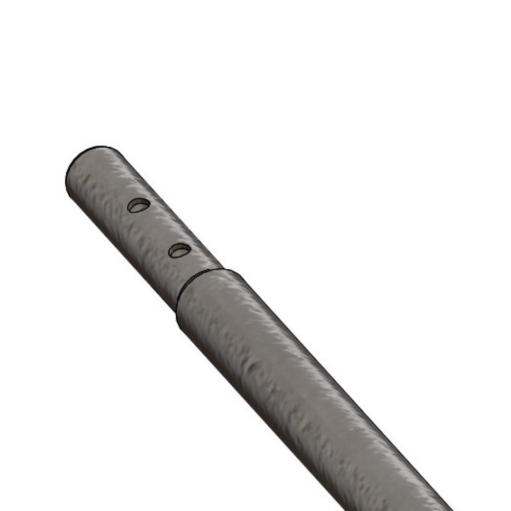 Steel tube galv. narrowed, 1'' / 2,5mm - L= 6,50 m - Bundle = 81pcs