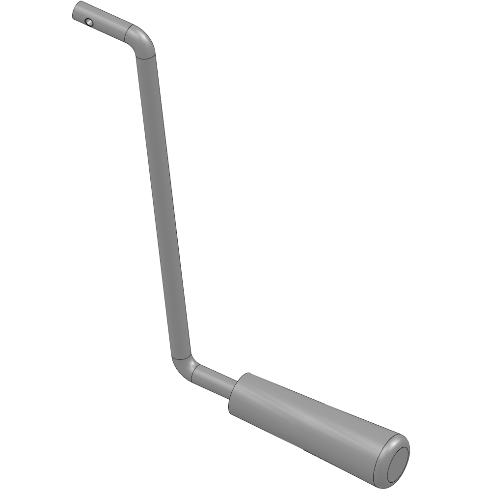 Handle (200 mm) for manual gear R8 and R16
